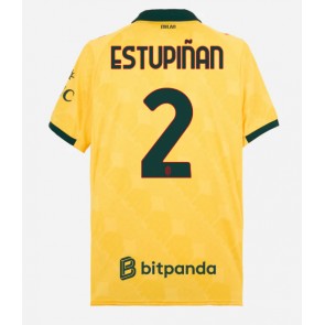 AC Milan Pervis Estupinan #2 Replika Tredje Tröja 2025-26 Kortärmad